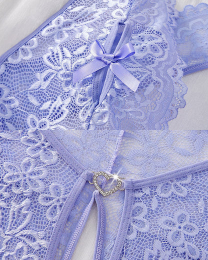 Zuzanna™ | Teddy Halter Ślubny z Otwartym Detalem