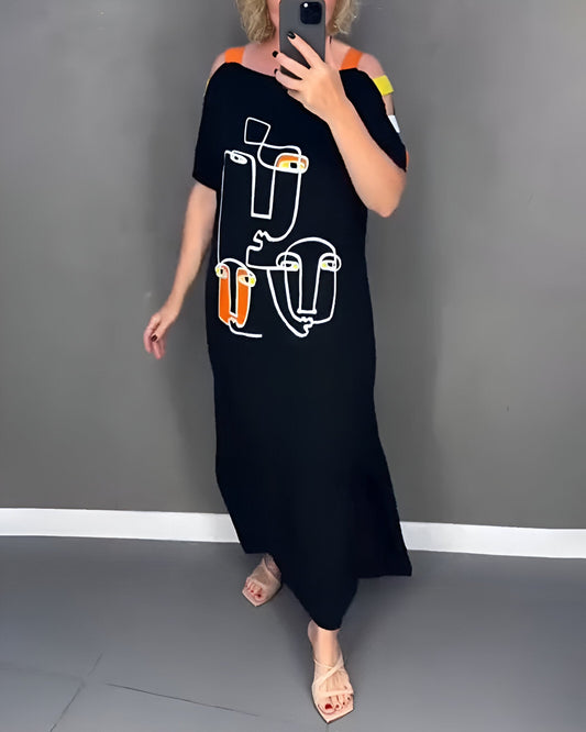Syl™ | Sukienka Letnia z Wzorem